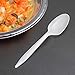 Netko Plastic Spoons Disposable Teaspoons Medium Weight 1000 Pack