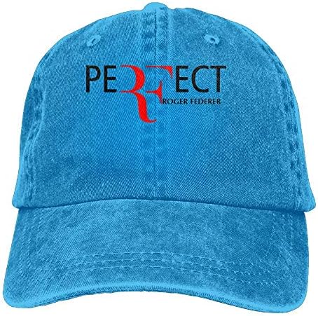 Roger Federer Adult Hats Unisex Fashion Plain Cool Adjustable Denim Jeans Baseball Cap Cowboy