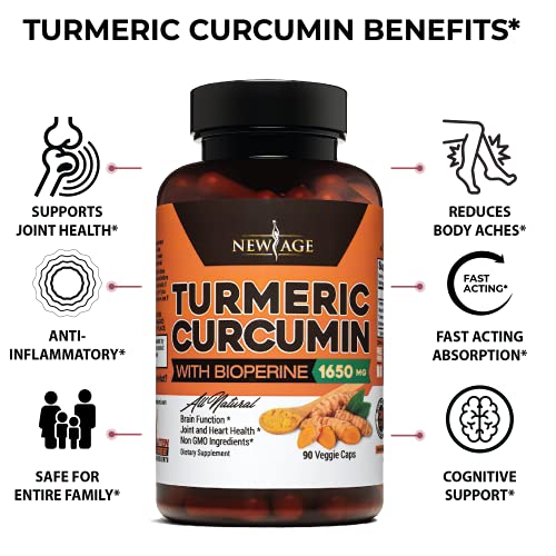 Turmeric Curcumin with Bioperine Capsules Natural Joint & Healthy