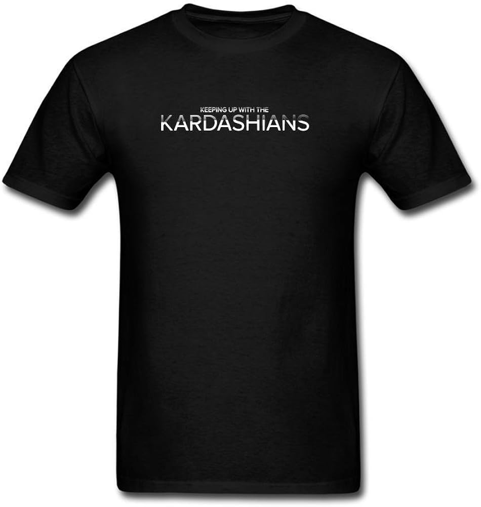 ZHENGXING Men's Keeping Up with The Kardashians Logo T-Shirt S ColorName Short Sleeve