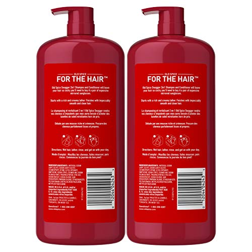 Old Spice, Shampoo and Conditioner 2 in 1, Swagger for Men, 32 fl oz, Twin Pack - //medicalbooks.filipinodoctors.org