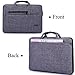 Brinch 15.6-Inch Multi-functional Suit Fabric Portable Laptop Sleeve Case Bag for Laptop, Tablet, Macbook, Notebook - Grey