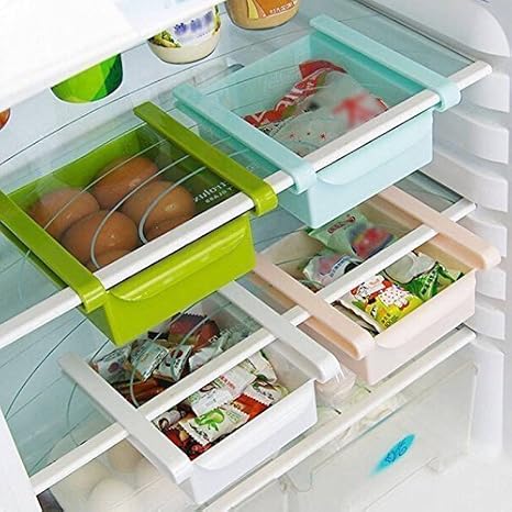 Sterling Bazaar Plastic Kitchen Refrigerator Fridge Storage Drawer