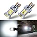 AUTOGINE 1300 Lumens Error Free 921 912 906 904 902 W16W T15 LED Bulbs 3030 24SMD for Reverse Lights Back Up Lights 6500K White (Pack of 2)