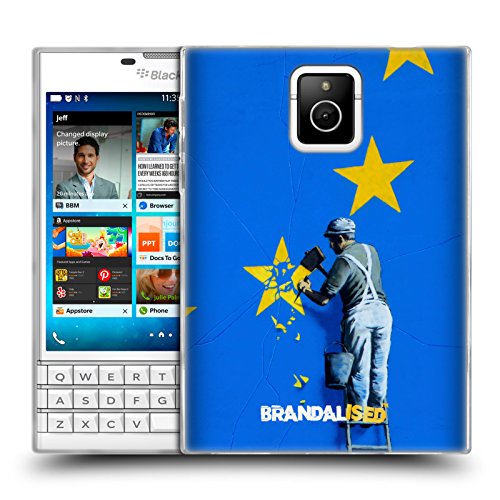 Official Brandalised Bansky Dover Street Graphics Soft Gel Case for BlackBerry Passport