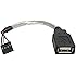 StarTech USB A to USB Motherboard 4-Pin Header F/F 2.0 Cable, 6" (USBMBADAPT)