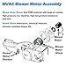AUTEX HVAC Blower Motor Assembly Compatible with BMW 323i 2001-1999/BMW 323ti 328i 2000-1999/BMW 325Ci 330Ci 2006-2001/BMW 325i 325xi 330i 330xi 2005-2001/BMW 328Ci 2000/BMW X3 2010-2004 700165