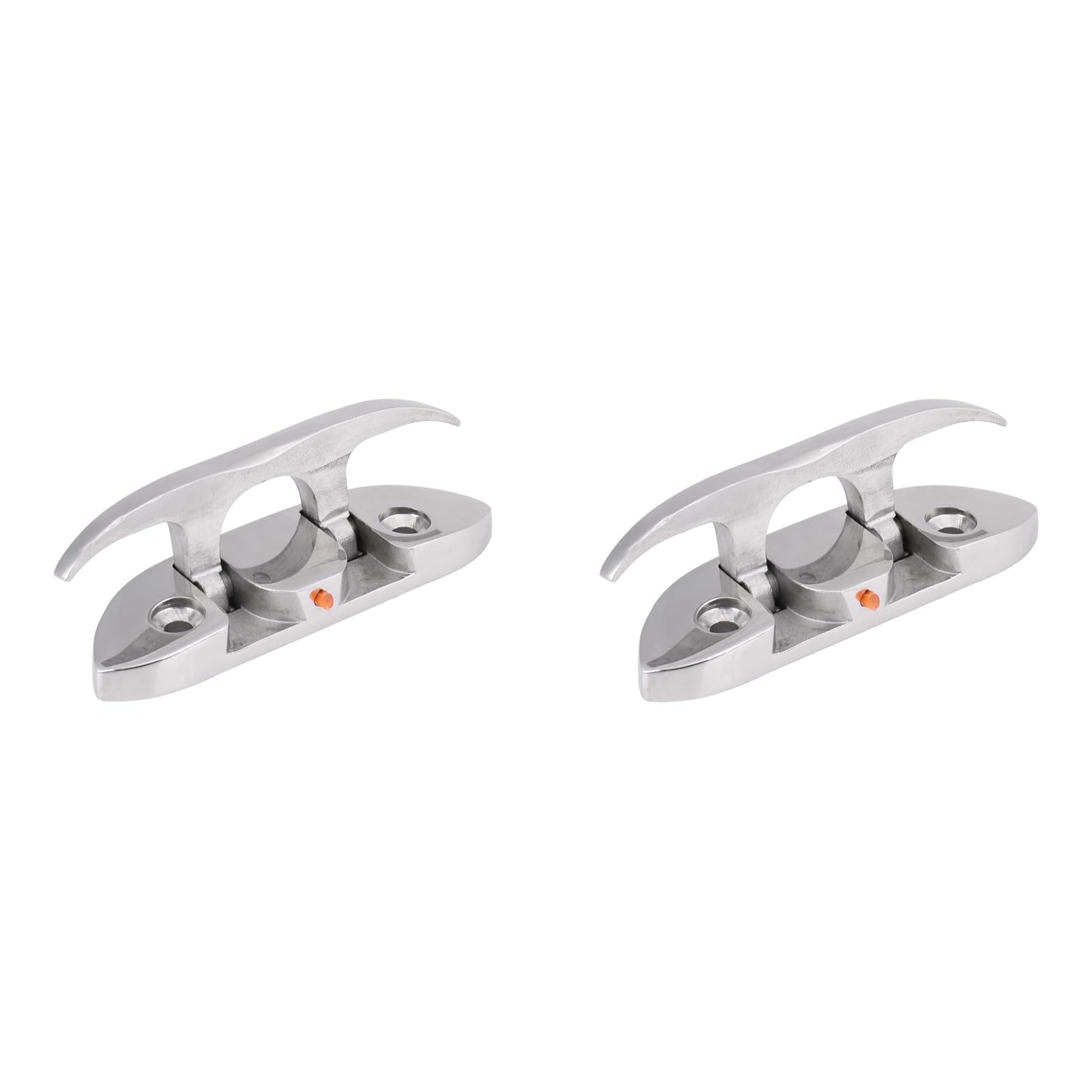 2 Pcs Boat Dock Cleat, Marine Boat Flip Up 4‑1/2 Folding Cleat Dock Stainless Steel