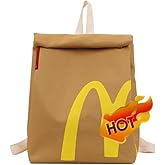 Funny Festival Gift Idea - Personalized Vintage Canvas Backpack, Large Capacity Retro Shoulder Bag for Camping, Travel or Daily Casual Use