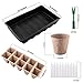 Plant Starter Kit | Everything You Need | Peat Pots, Peat Seed Starter Trays, PVC Plant Growing Trays, Gardening Tools & More! | Perfect Plant Cultivation Set for Gardeners or Classrooms