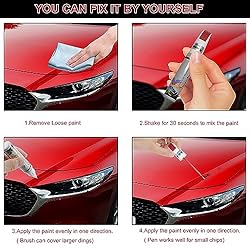 Ouzorp Car Touch Up Paint Black Fill Pen Scratch