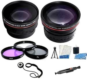 Amazon.com : 72mm Professional Lens Kit Includes HD .43x Wide Angle