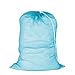 Honey-Can-Do LBG-02811 Mesh Laundry Bag with Drawstring, Ocean Blue, 25-inches L x 36-Inches H
