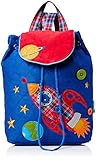 Stephen Joseph Little Boys' Signature Quilted Backpack, Space, One Size