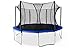 JumpSport SkyBounce 14' XPS Trampoline System — Includes Integrated Safety Enclosure — Safest, Overlapping Doorway Entry