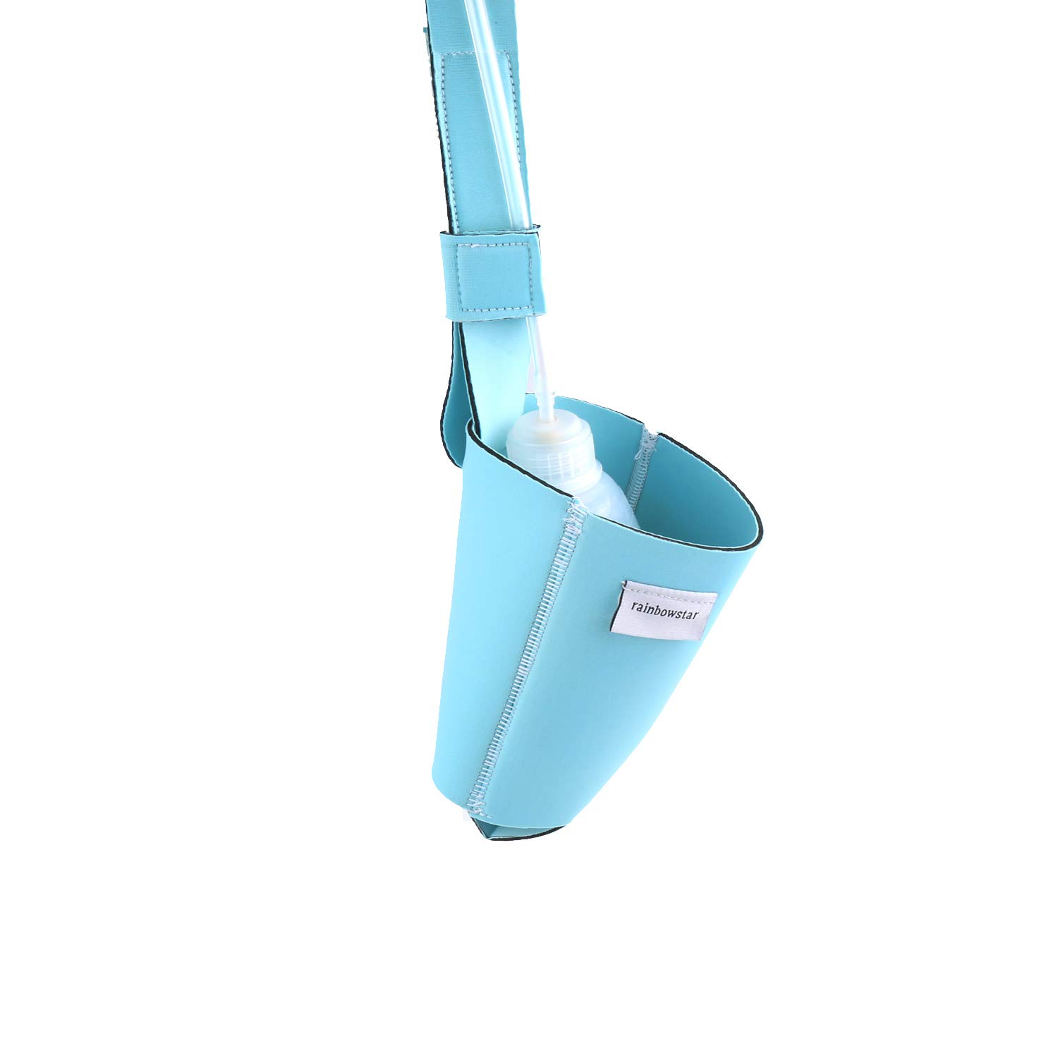 Shower Pockets Drain Bulb Holder for Mastectomy Surgery (Blue)