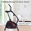 ANCHEER-Magnetic-Upright-Heimtrainer-Indoor-Cycling-Bike-mit-APP-Anschluss-10-Level-Widerstand-Super-Quiet-Stationaeres-Bike-fuer-Cardio-Training-zu-Hause-mit-verstellbarem-Sitz-Monitor-Raedern