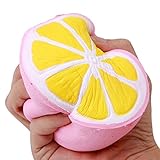 Yikou Jumbo Slow Rising Squishies Cheeki Lemon Squishy Cream Scented Charms Kawaii Squishy Toys For Kids and Adults