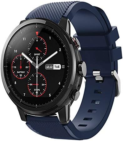 Flyeagle168 Sports Watch Band Silicone Strap for Huami Amazfit Pace Stratos 2/2S Replacement Band Strap Bracelet Accessories
