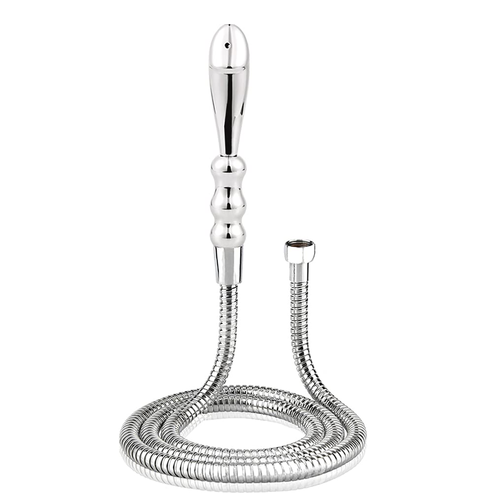 Shower Douche Kit Metal Shower Head Sprayer with 59 inch Male and Female Shower Hose Nozzle Cleaning System