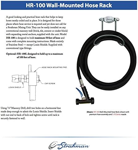 Strahman HR-100 Stainless Steel Hose Rack