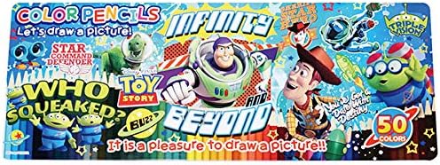 Amazon ディズニー 50色色鉛筆セット 文房具 オフィス用品 文房具 オフィス用品