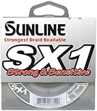 Sunline SX1 Braided Fishing Line (Dark Green, 10-Pound Test/125-Yard)