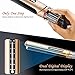Mixcolor Professional Hair Straightener & Curler Ceramic Tourmaline Water & Dust Proof Plate 2 in 1 Flat Iron Fast Heating-up with Rotating Adjustable Temp 265 to 450℉ Dual Voltagethumb 1