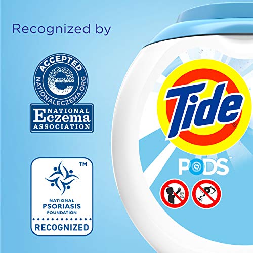 Tide Free and Gentle Laundry Detergent Pods, 72 Count, Unscented and