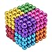 JIAKELOVEYI 8 Colors 216 Pcs of 5MM DIY Magnets Toys Magnetic Fidget Blocks Building Blocks for Development Learning and Stress Relief Magnet Office Desk Toys for Adults