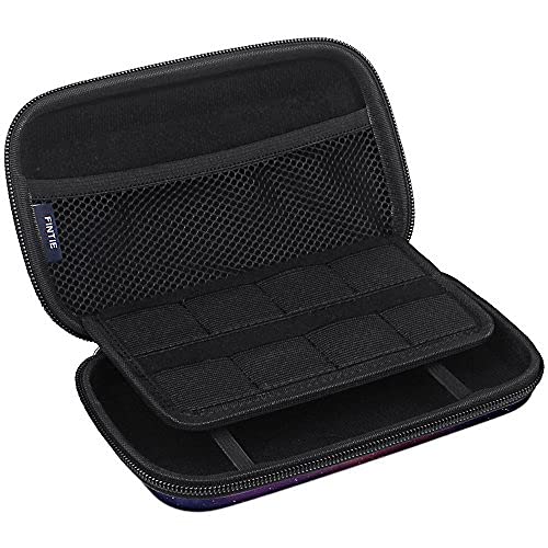 Fintie Carrying Case for Nintendo New 2DS XL LL/New 3DS / 2DS / 3DS XL LL, Protective Hard Shell Portable Travel Cover Pouch with Game Card Slots & Inner Pocket, Galaxy