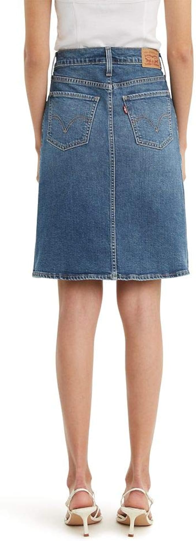 levi's classic denim skirt