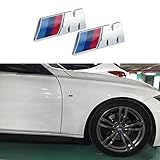 M Tri Color Fender Side Emblem LOGO Decal Badge Sticker For All BMW