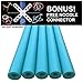 Oodles of Noodles Deluxe Foam Pool Swim Noodles - 5 Pack Blue