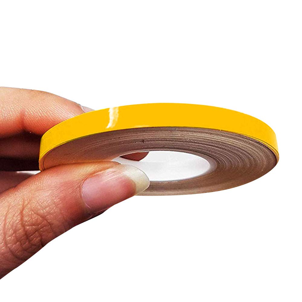 4R Quattroerre.it 10469 Trim Stripes Adhesive Strips for Cars, Yellow, 5 mm x 10 mt