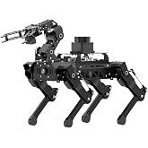 PuppyPi Robot Dog with ChatGPT Large AI Models AI Embodied Intelligence ROS Robotic Dog Vision Scene Voice Understanding SLAM Mapping Navigation Bionic Quadruped Robot, Ultimate Kit &amp; RaspberryPi5 4GB
