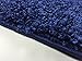 RugStylesOnline Shaggy Collection Solid Color Shag Area Rugs (Navy Blue, 5'x7') (4014)