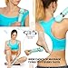 Therapeutic Wand Massager - Handheld Cordless and Powerful - 8 Speeds and 20 Patterns - USB Rechargeable - Magic Recovery Effect for Body - Back Neck Shoulder Feet - Turquoise