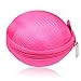 Earphone Headset Earbuds Hard Hold Case (Hot Pink)