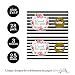 Paper Clever Party Bridal Shower Scratch Off Games (28 Pack) Elegant Black Stripe and Pink Floral Scratch Off Baby Shower Game for Door Prizes, Raffle Drawing, Wedding Favor
