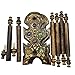 IndiaBigShop Wooden Bracelet Holder Jewelry Display Stand Watch Bangle Bar Necklace Storage Organizer Brown 6 Rods