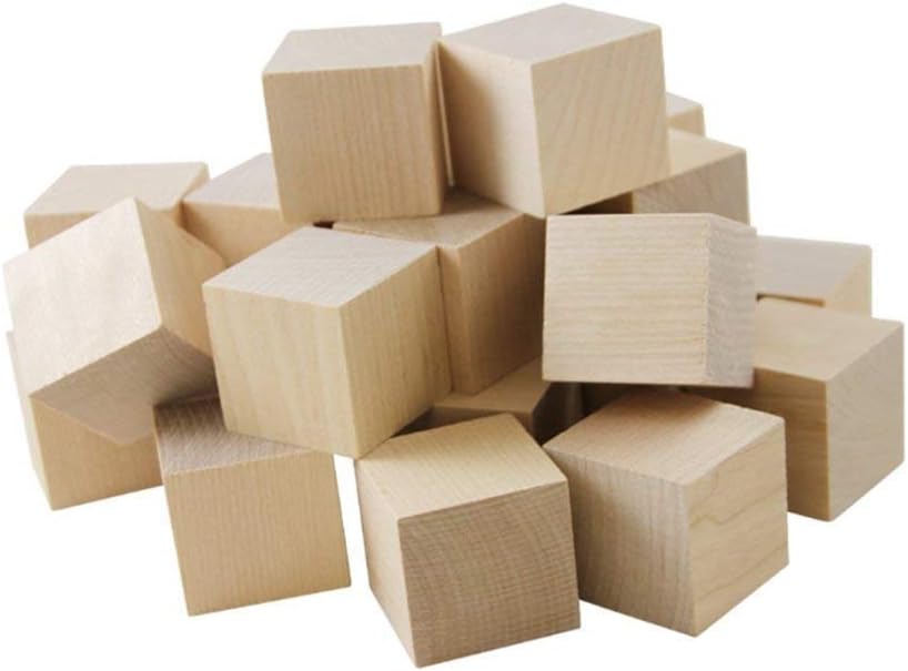 5cm wooden blocks