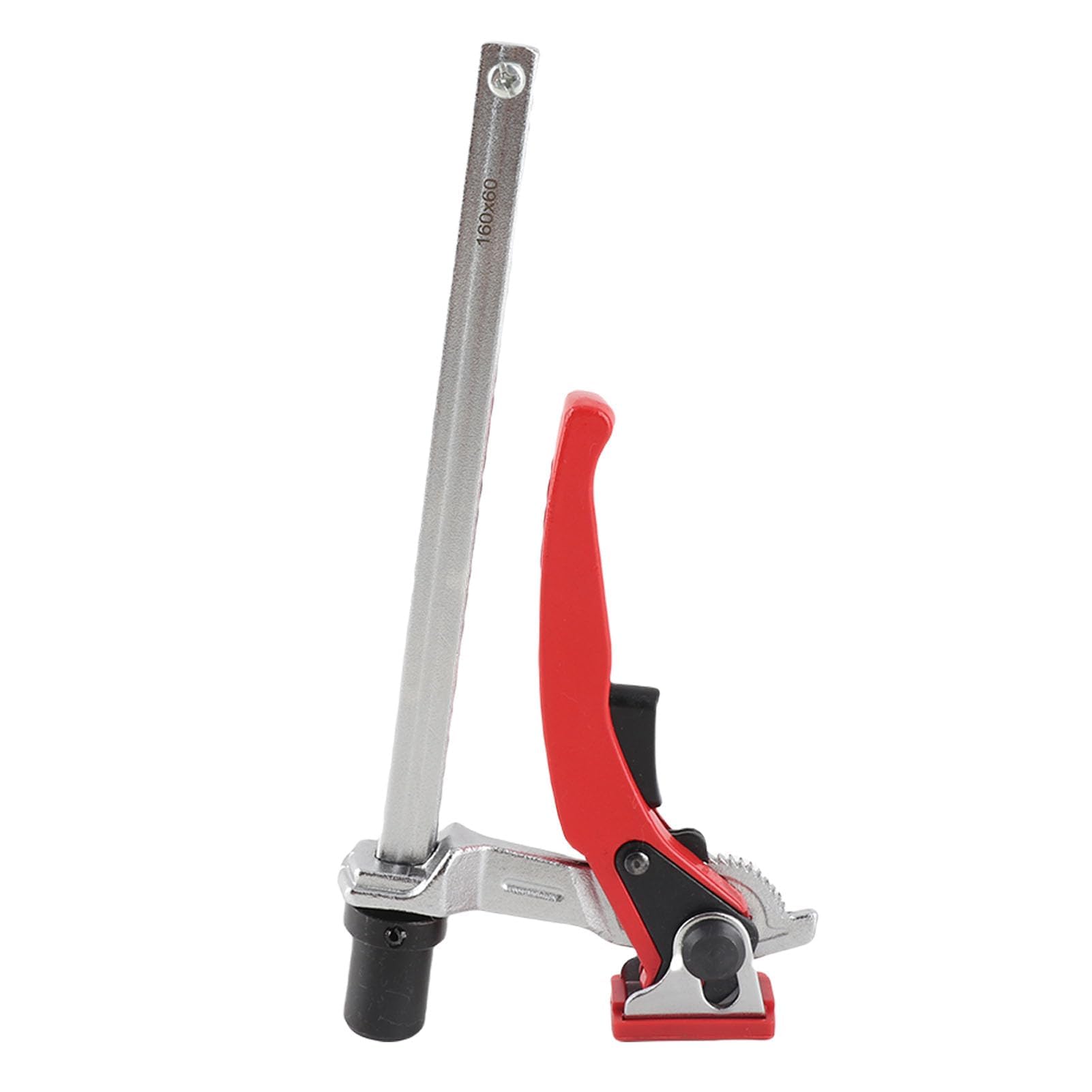 Ratchet Bench Clamp Sturdy Hold Down Clamp 20mm Base Guide Rail Woodworking Bench Dog Clamp with Ratchet Mechanism for Wood Carving 13.5x6.5mm