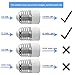 AWE-LIGHT 6-Pack E27 E26 to G4 GU4 MR11 - Standard E26/E27 Screw Base to G4 GU4 Base LED Light Lamp Adapter Holder Converter