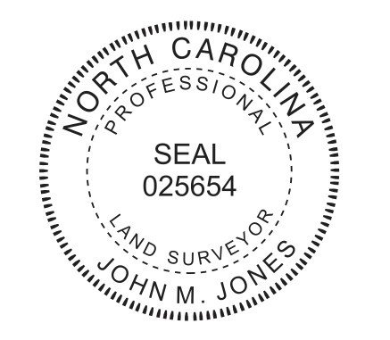 Amazon Com Professional Engineers Land Surveyors Rubber Stamp For - amazon com !   professional engineers land surveyors rubber stamp for the state of nor!   th carolina office products
