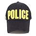 Vankerful NYPD Department Hat Police Embroidered Hats Adjustable Baseball Caps Unisex Black Yellow