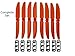 AvatarRC Geniune Gemfan 5030 (5x3) Orange Propellers for 250 Size Quadcopters, Drones, and multirotors - Perfect for 210mm to 300mm frames