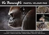 Vic Bearcroft's Pastel Velour Pad - Large Black and Dark Grey (350mm x 500mm)