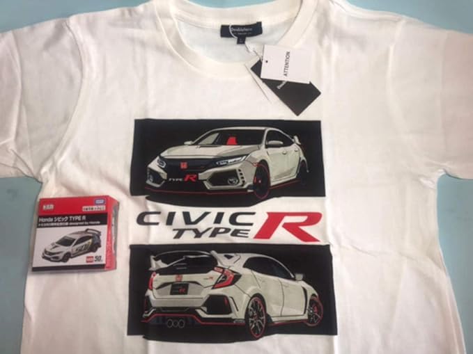Amazon Co Jp トミカ50周年記念ホンダシビックtype R 限定tシャツlサイズ 共に ホビー