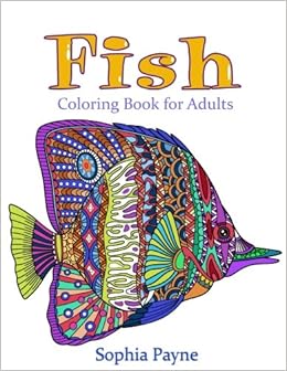 Download Amazon.com: Fishes Coloring Book for Adults: Coloring Book ...